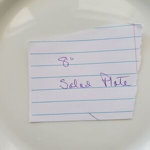 VINTAGE Syracuse Mistic Blue Salad plates Set of 2